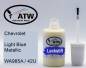 Preview: Chevrolet, Light Blue Metallic, WA985A / 42U: 20ml Lackstift, von ATW Autoteile West.